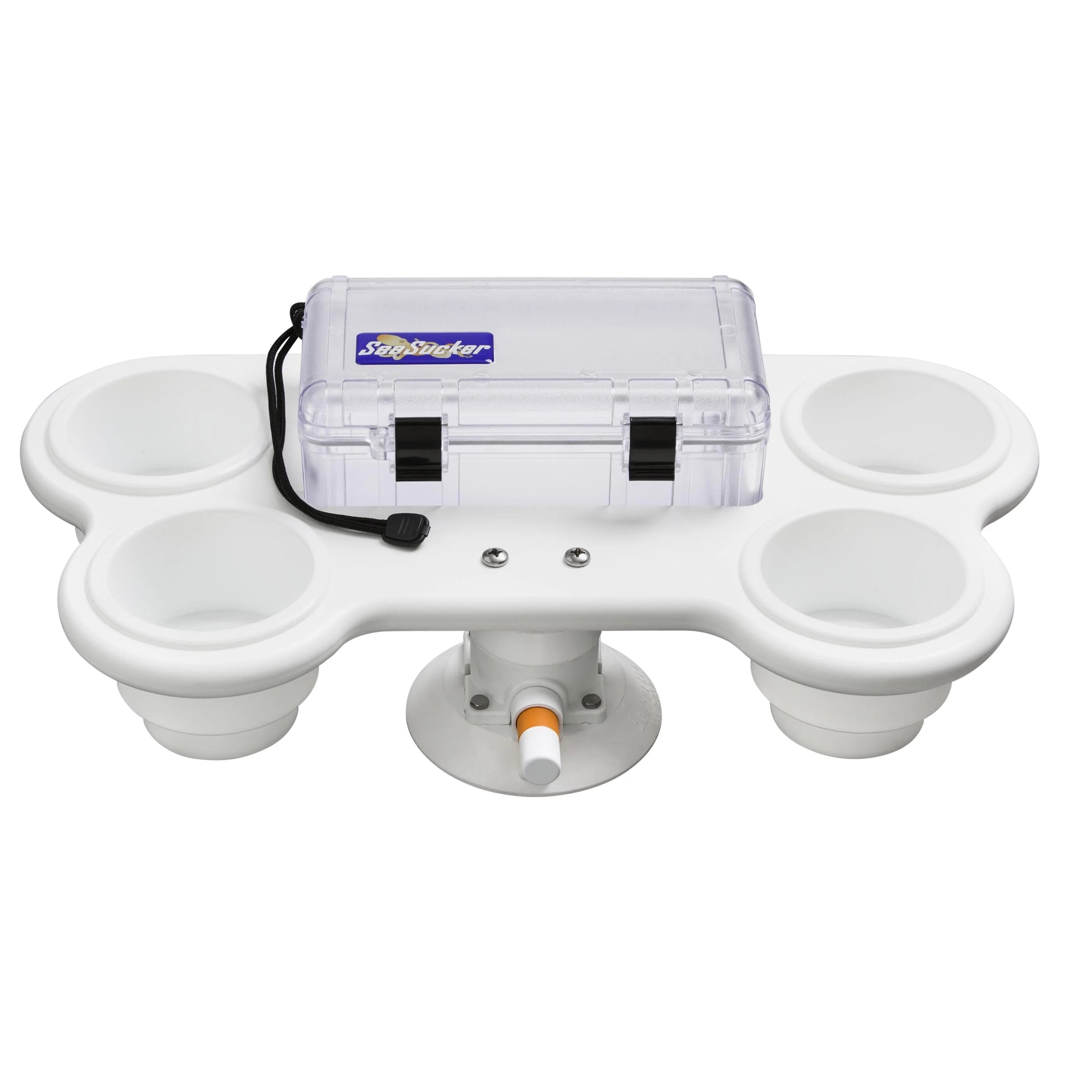SeaSucker 4 Cup Holder with Large Dry Box