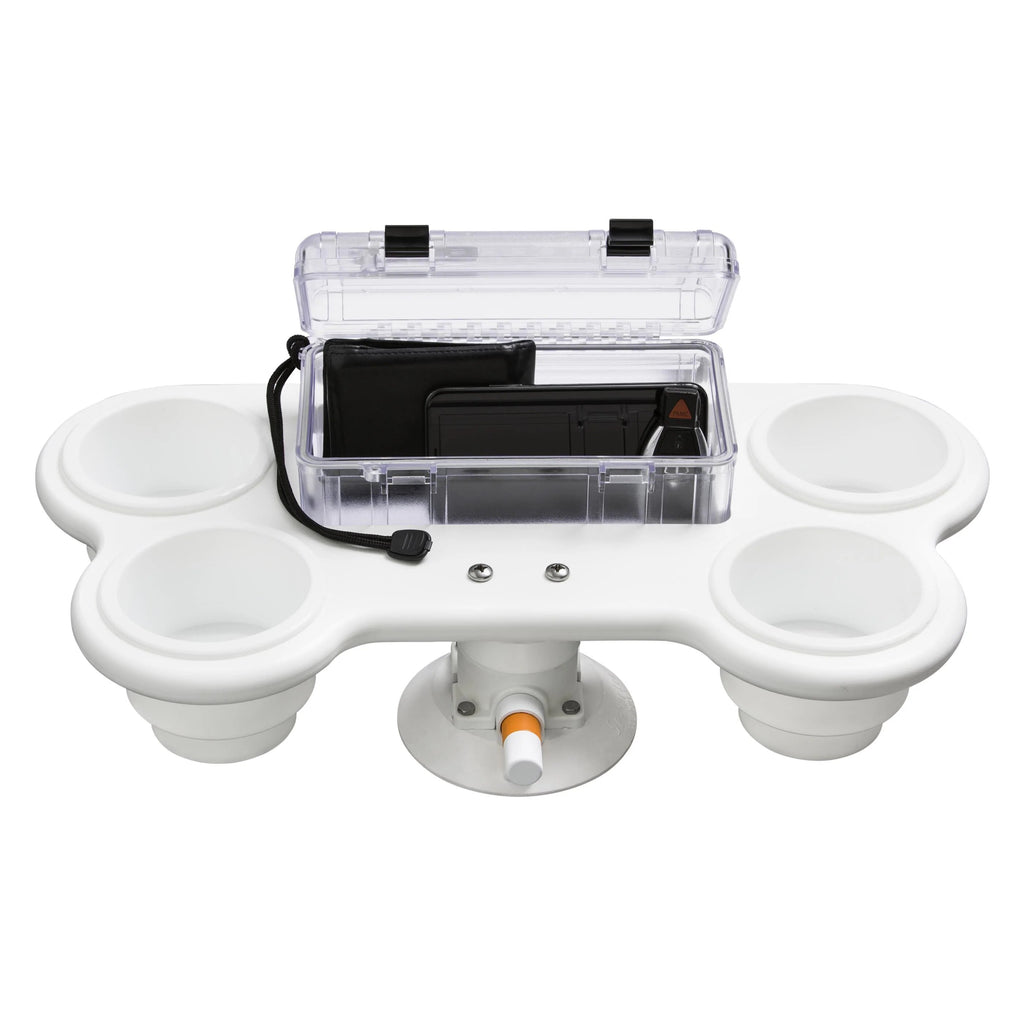 SeaSucker 4 Cup Holder with Large Dry Box